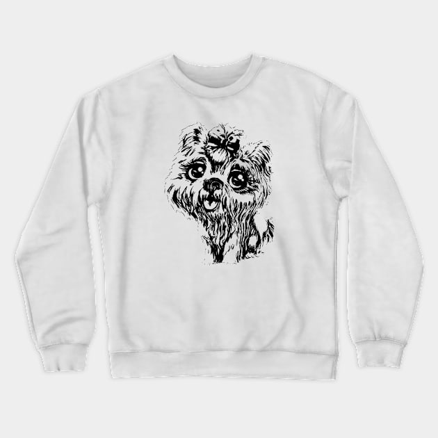 Yorkshire terrier Crewneck Sweatshirt by Nimmersatt